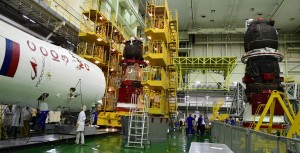 Проверка солнечных батарей корабля «Союз МС-14»